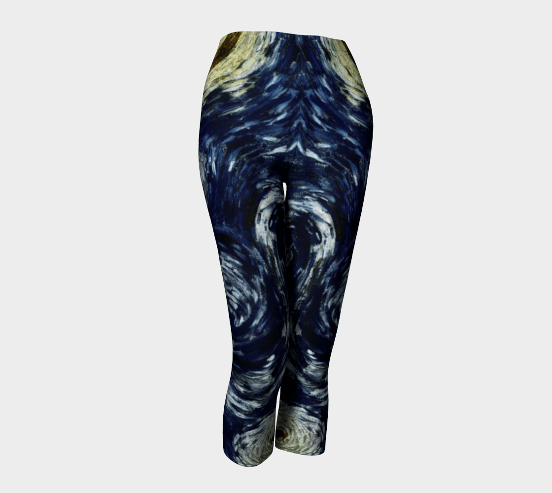 Comet Dragon Starry Night Celestial Capris