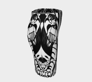 Here Kitty Kitty Dragon Pencil Skirt