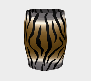 Animal Style Dragon In & Out Pencil Skirt