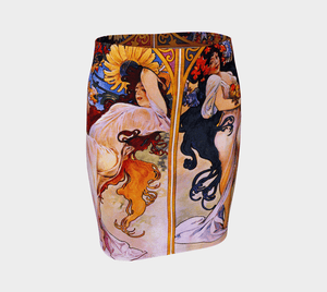 Four Seasons Dragon Spring Into Summer Skirt