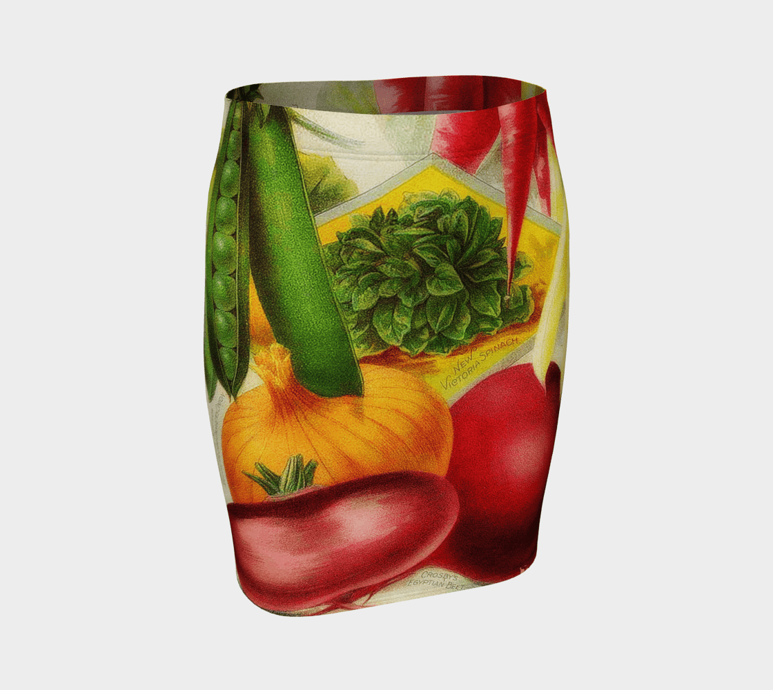 30 Minute Chef Dragon Fresh Vegetables Pencil Skirt