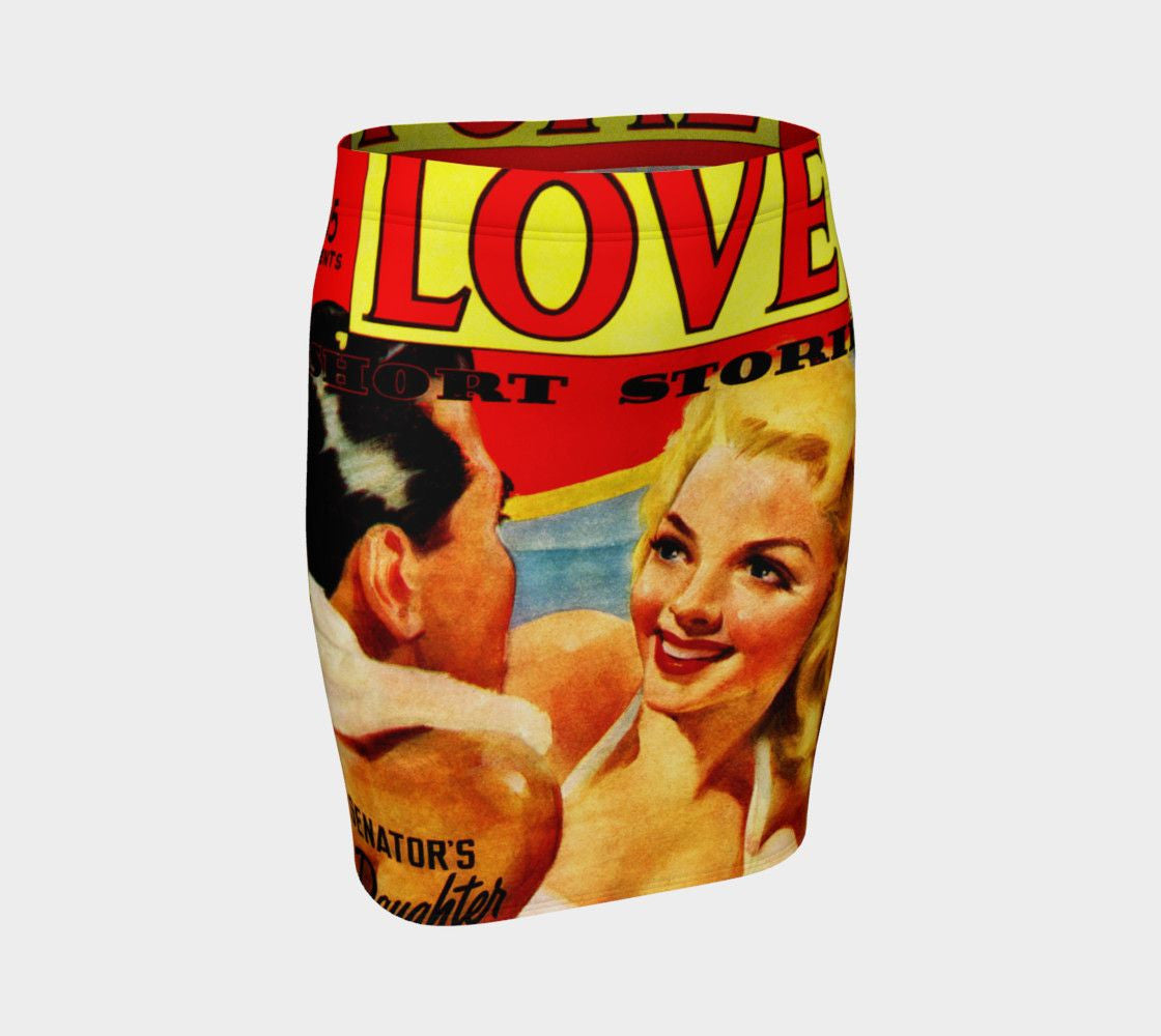 Love Sick Dragon Chicks Man! Pencil Skirt
