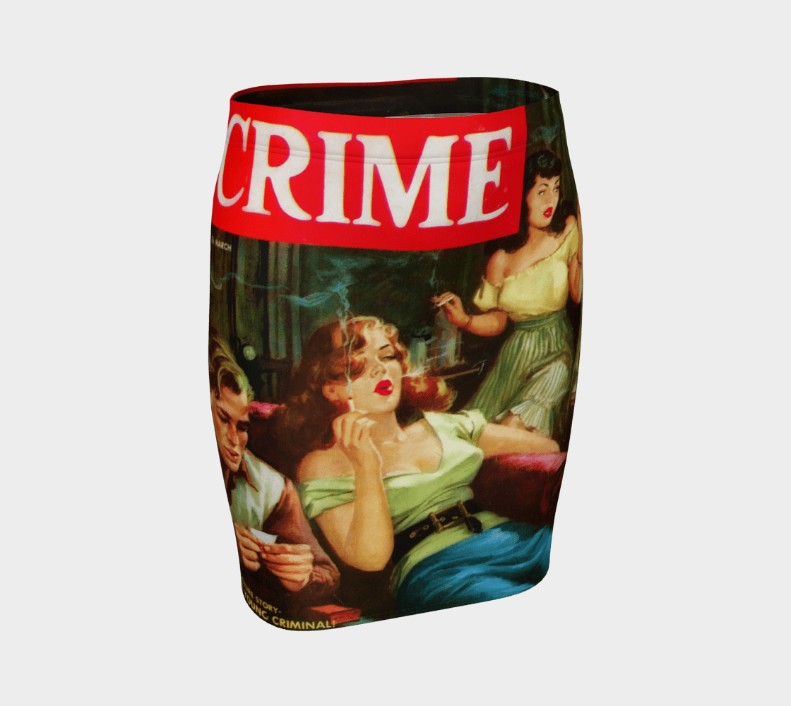 Judge Dragon Crime Doesn't Pay Prison Pencil Skirt