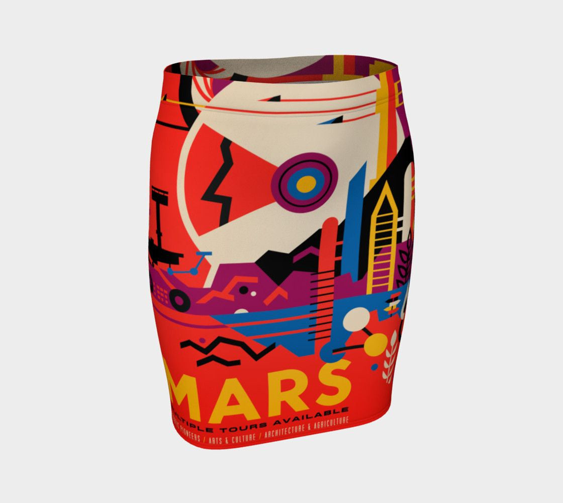 Cassini Dragon Trip To Mars Space Skirt
