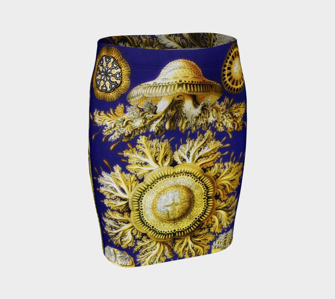 Nature Boy Dragon Plant It Earth Pencil Skirt