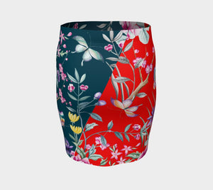 Asymmetrical Dragon Chinoiserie Hip Enhancer
