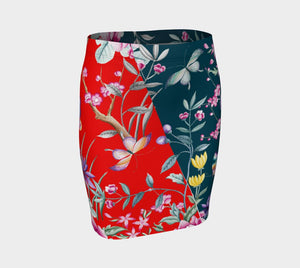 Asymmetrical Dragon Chinoiserie Hip Enhancer