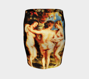 Size Has Nothing To Do With Beauty Dragon Rubenesque Pencil Skirt