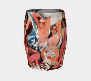Pajama Party Dragon Picasso Sleepover Pencil Skirt