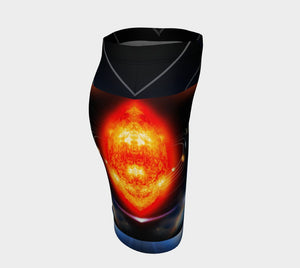 Planet Dragon Solar System Pencil Skirt