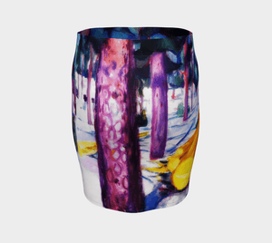 Edvard Dragon Log Valks In The Voods Pencil Skirt