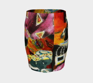 King Leon Dragon Bakst In The Glow Pencil Skirt