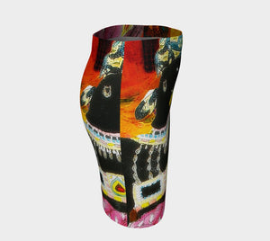 King Leon Dragon Bakst In The Glow Pencil Skirt