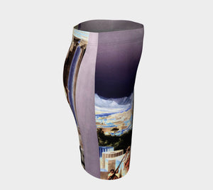 Demosthenes Dragon Hellenistic Behind The Acropolis Pencil Skirt