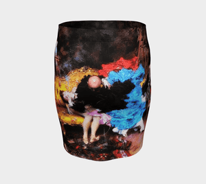 Soap Opera Dragon Boldini And Beautiful Womannequin Pencil Skirt