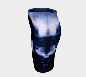 Leonardo Dragon Goth Mona Pencil Skirt