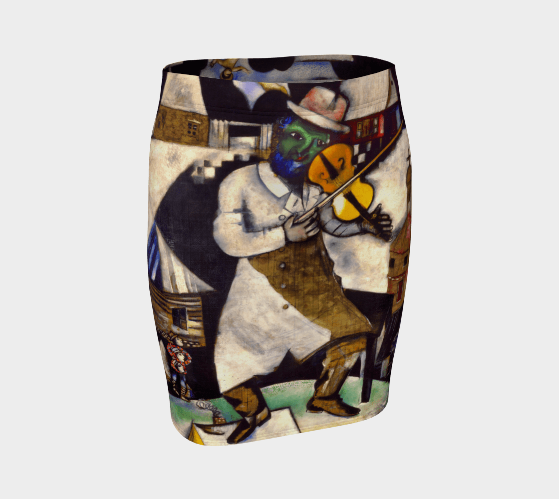 Chagall Dragon Fiddler On The Pencil Skirt
