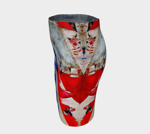 Chagall Dragon Half Past Three Pencil Skirt