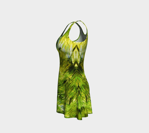 Tropical Dragon Green Grass Fab Flare