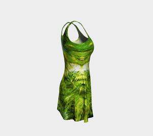 Tropical Dragon Green Grass Fab Flare