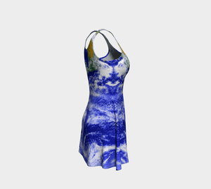 Planet Dragon Ocean Motion Flare Skirt