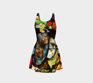 Toulouse Dragon Stained Glass Cocktail Dress