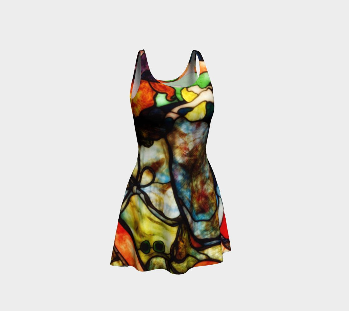 Toulouse Dragon Stained Glass Cocktail Dress