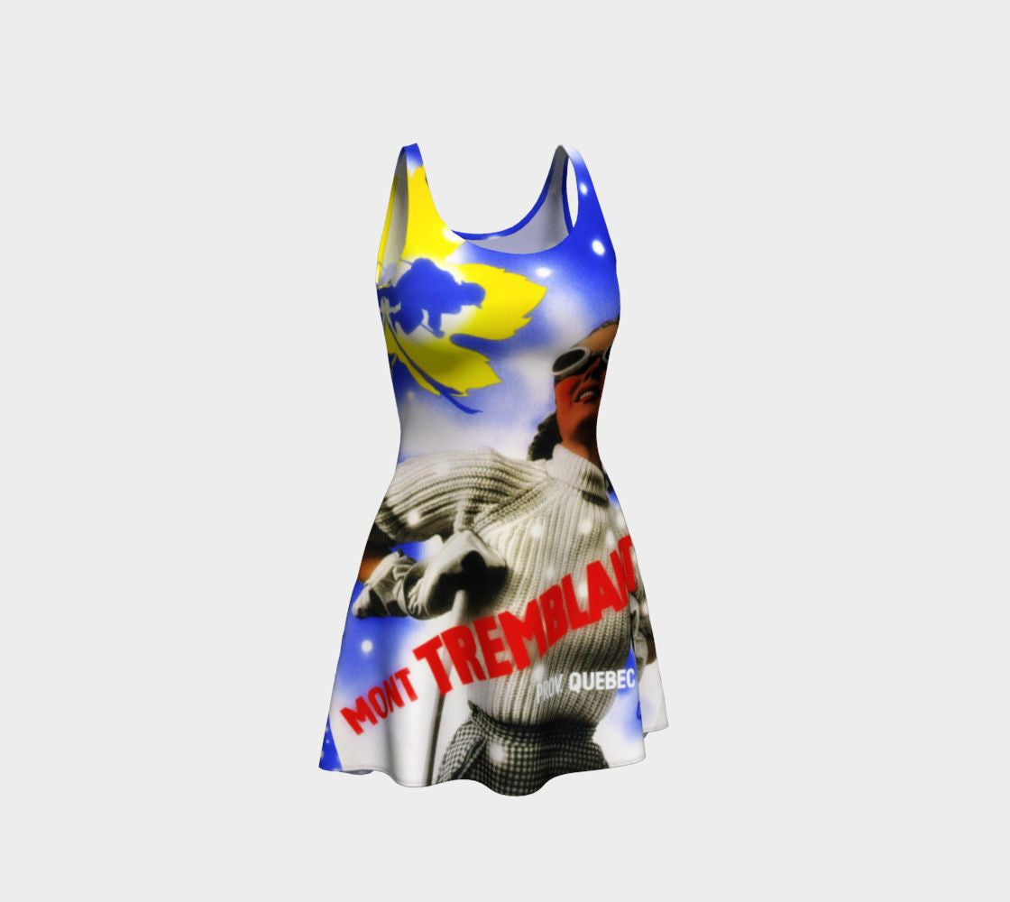 Schuss Dragon Out Over The Tips Of Her Skis Egg Nog Flare