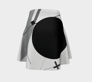 Designer Dragon Chicks Man! Flare Skirt