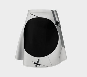 Designer Dragon Chicks Man! Flare Skirt