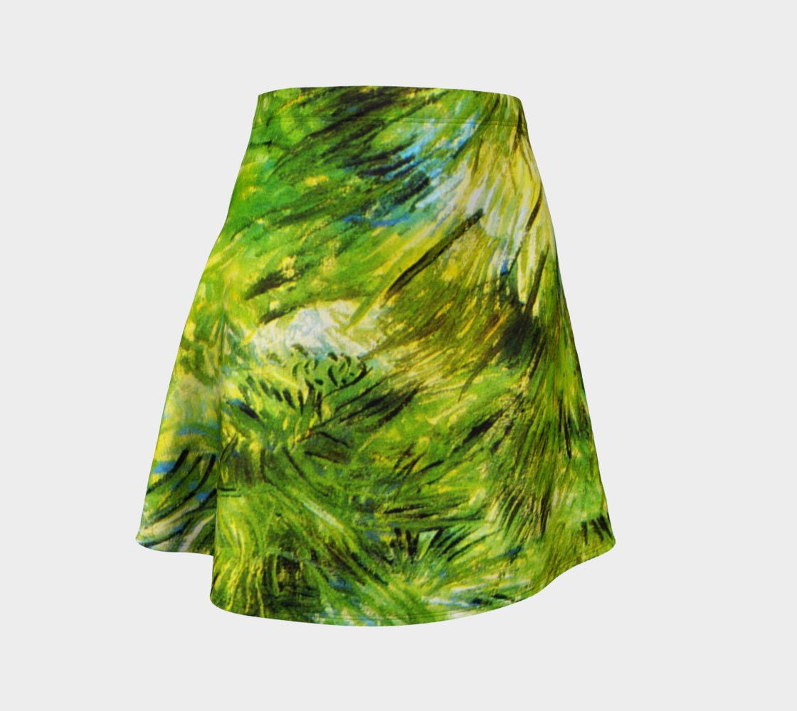 Tropical Dragon Little Grass Flare Skirt