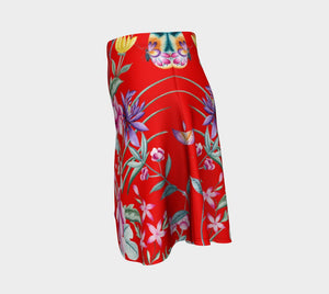 Chinoiserie Dragon Little Red Riding Hood Flare