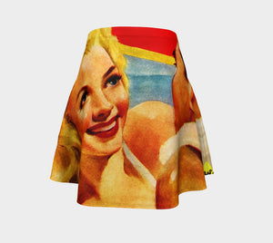 Love Sick Dragon Chicks Man! Skater Skirt