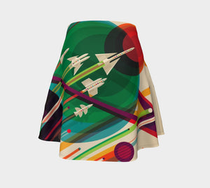 Cassini Dragon Space Girl Squad Skater Skirt