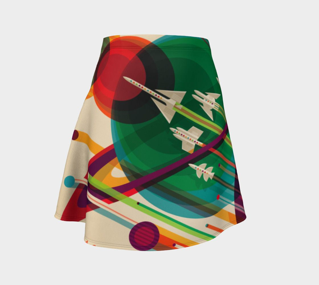 Cassini Dragon Space Girl Squad Skater Skirt
