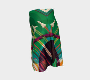 Cassini Dragon Space Girl Squad Skater Skirt