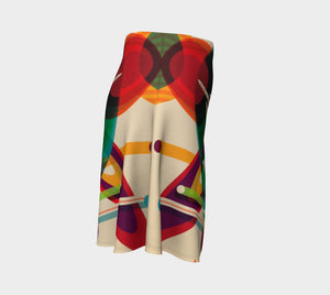 Cassini Dragon Space Girl Squad Skater Skirt