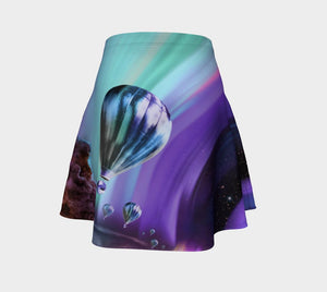 Cassini Dragon In My Beautiful Space Winds Balloon Skater Skirt