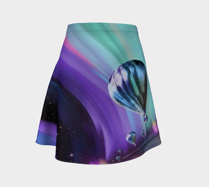 Cassini Dragon In My Beautiful Space Winds Balloon Skater Skirt