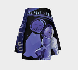 Cassini Dragon My Kinda Planet Space Girl Skater Skirt