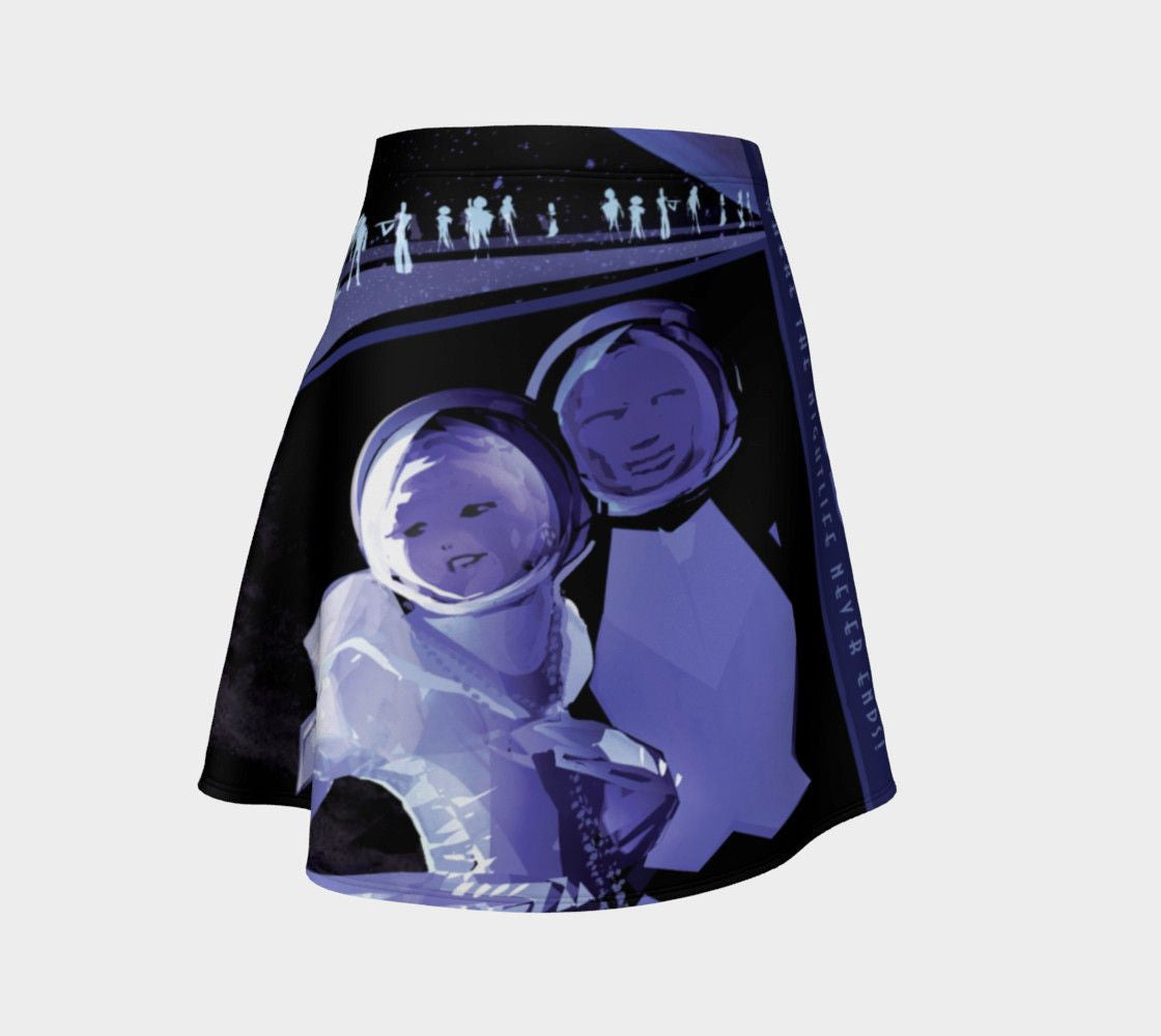 Cassini Dragon My Kinda Planet Space Girl Skater Skirt