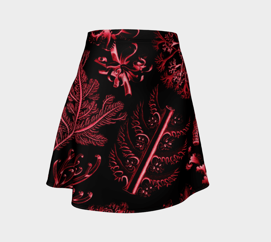 Nature Boy Dragon Rorschach Test Skater Skirt