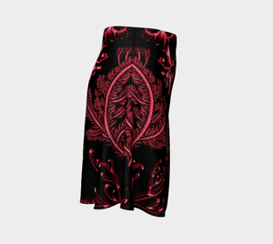 Nature Boy Dragon Rorschach Test Skater Skirt