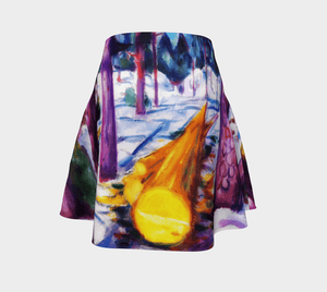 Edvard Dragon Log Valks In The Voods Skater Skirt