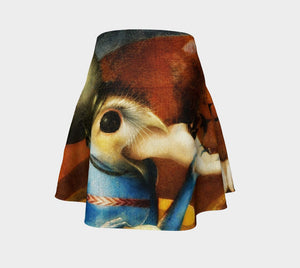 Hieronymus Dragon Let's Do Lunch Skater Skirt