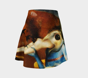 Hieronymus Dragon Let's Do Lunch Skater Skirt