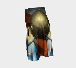 Hieronymus Dragon Let's Do Lunch Skater Skirt