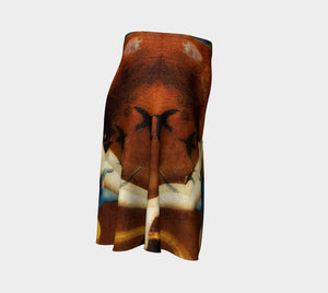 Hieronymus Dragon Let's Do Lunch Skater Skirt