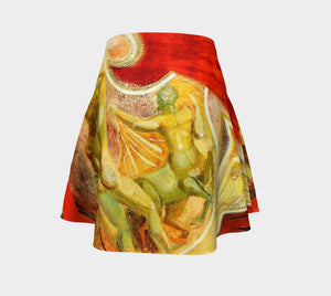 Demosthenes Dragon Hellenistic Skater Skirt