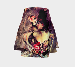Soap Opera Dragon Boldini & Beautiful Skater Flare Skirt